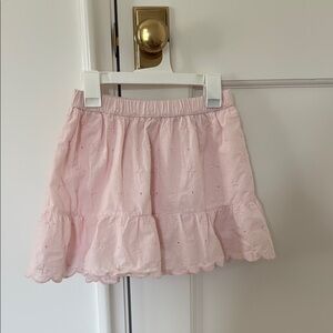 GAP Pink Ruffled Mini Skirt Bubble Style